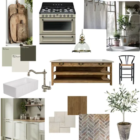 Farmhouse kitchen Interior Design Mood Board by otjiwa@gmail.com on Style Sourcebook