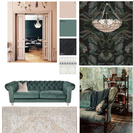 Soft Dark Victorian Interior Design Mood Board by sage.and.wry on Style Sourcebook