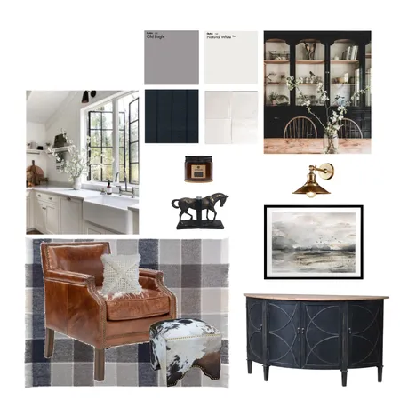 Moody farmhouse Interior Design Mood Board by sage.and.wry on Style Sourcebook