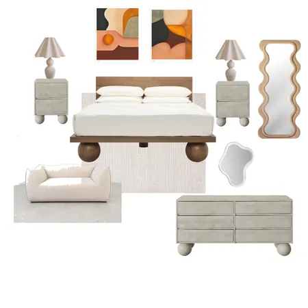 Bedroom 1 Interior Design Mood Board by Sarahmindzas on Style Sourcebook