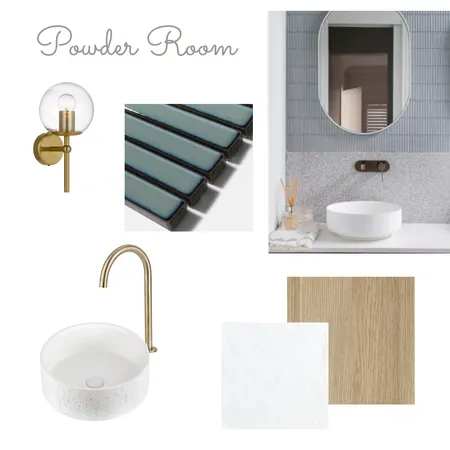 Corso Powder Room Interior Design Mood Board by Sarah Wilson Interiors on Style Sourcebook