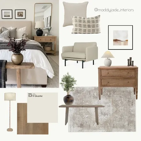 Transitional style bedroom Interior Design Mood Board by Maddy Jade Interiors on Style Sourcebook