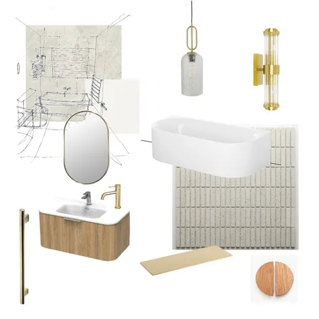 Bathroom concept Interior Design Mood Board by Shinade on Style Sourcebook