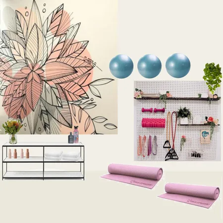 Sala de exercícios Aline Interior Design Mood Board by Tamiris on Style Sourcebook