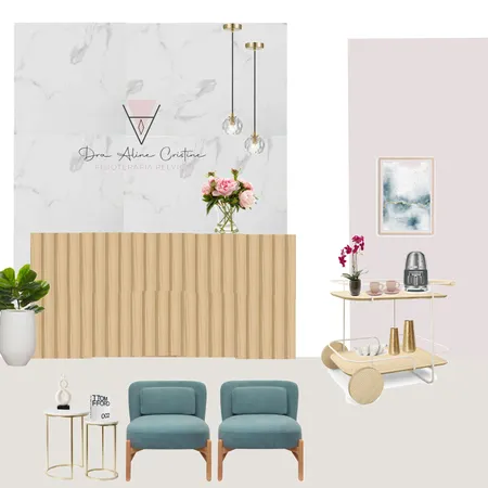 Recepção Aline Fisio pel Interior Design Mood Board by Tamiris on Style Sourcebook