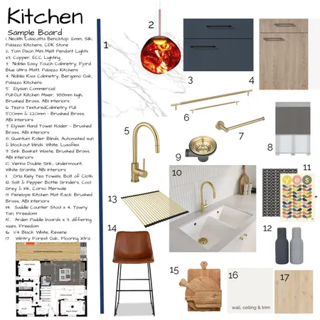 Kitchen Sample Board Interior Design Mood Board by KarenMcMillan on Style Sourcebook