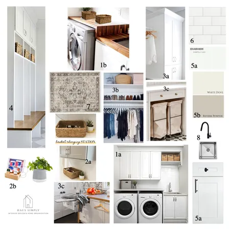 Thurston Laundry Room Interior Design Mood Board by HausSimply on Style Sourcebook