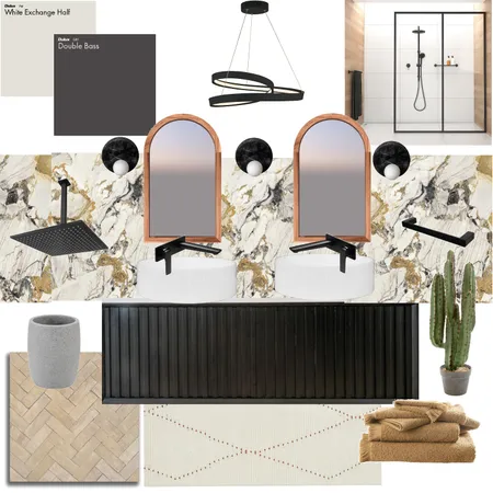 Phil's hallway bathroom Interior Design Mood Board by LStruska on Style Sourcebook