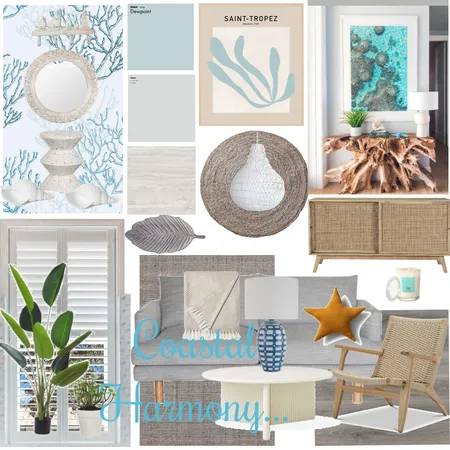 Coastal Harmony moodboard by Annamari's Interior Design Mood Board by Annamari's on Style Sourcebook