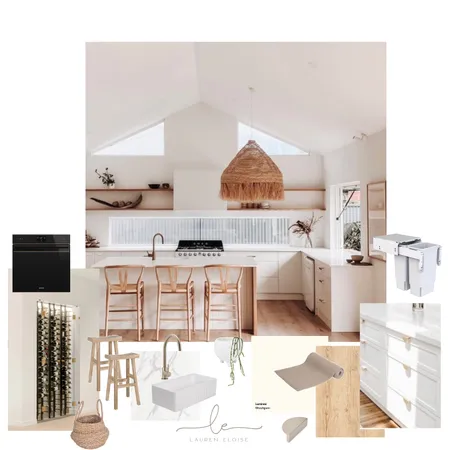 Modern Coastal kitchen Interior Design Mood Board by Lauren Eloise on Style Sourcebook