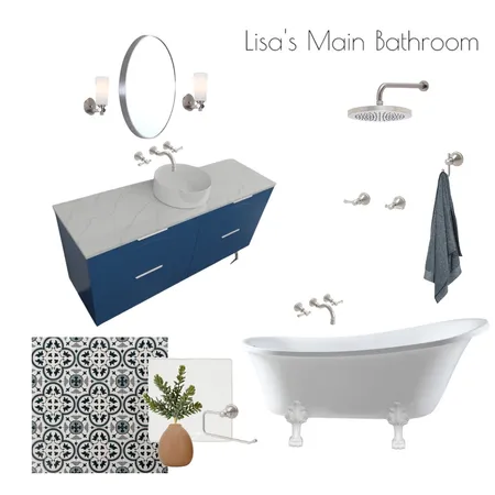 Lisa's Main Bathroom Interior Design Mood Board by gracemeek on Style Sourcebook