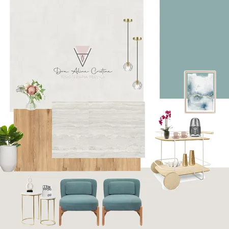 Recepção Aline Fisio pel IIII Interior Design Mood Board by Tamiris on Style Sourcebook