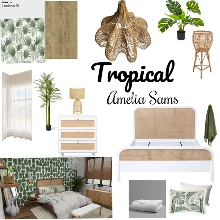 Tropical Interior Design Mood Board by ASams on Style Sourcebook