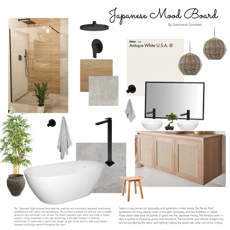 Japanese Mood Board Interior Design Mood Board by Gen Gonzales on Style Sourcebook