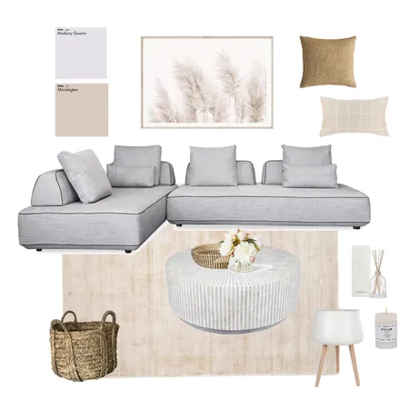 The Blush Living Room Interior Design Mood Board by creative grace interiors on Style Sourcebook