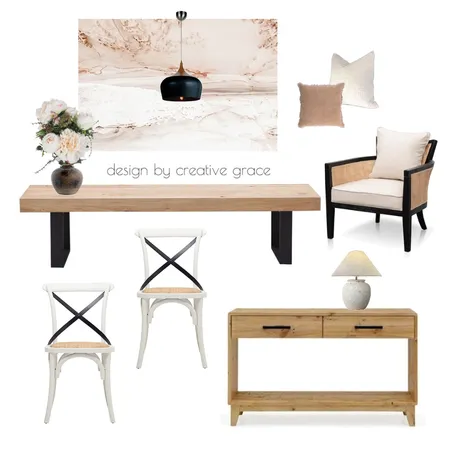 Doreen's dining Interior Design Mood Board by creative grace interiors on Style Sourcebook