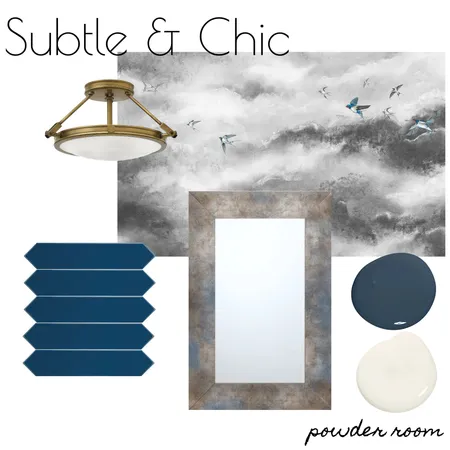 SUBTLE & CHIC - Powder room Interior Design Mood Board by RLInteriors on Style Sourcebook