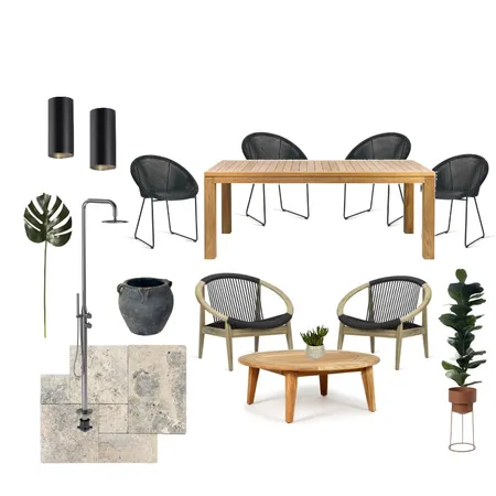 Dark & Stormy Terrace Interior Design Mood Board by Mojavé Interiors on Style Sourcebook