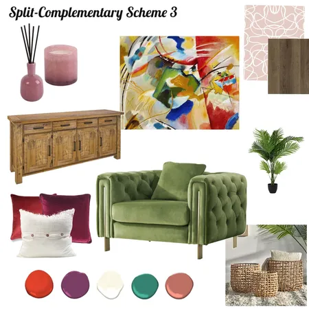 Split-Complementary Mood board 24-7-23 Interior Design Mood Board by JudyK on Style Sourcebook