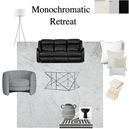 Monochromatic retreat Interior Design Mood Board by Renee Sharma Pathak on Style Sourcebook