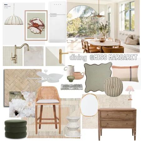 Miss Margaret - dining Interior Design Mood Board by Casa Lancaster on Style Sourcebook