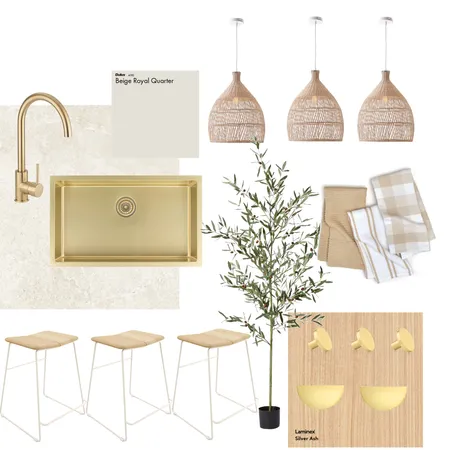 Mood Board Kitchen Brass Interior Design Mood Board by Helena@abi-international.com.au on Style Sourcebook