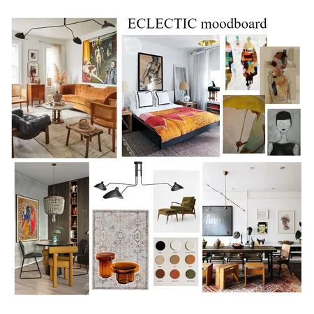 Eclectic Interior Design Mood Board by DvD on Style Sourcebook