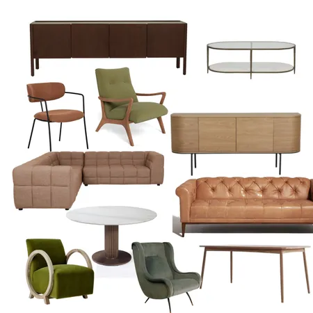 Mid century modern Interior Design Mood Board by Jennypark on Style Sourcebook