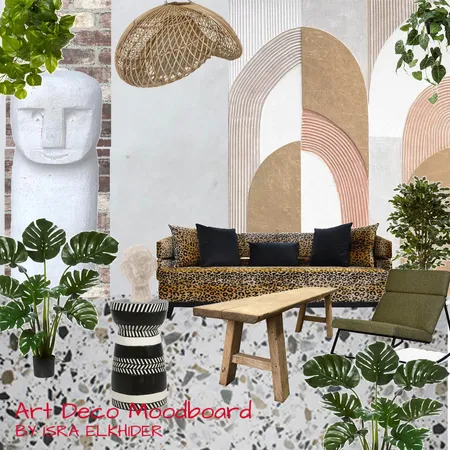 art deco moodboard 002 Interior Design Mood Board by Isra Elkhider on Style Sourcebook