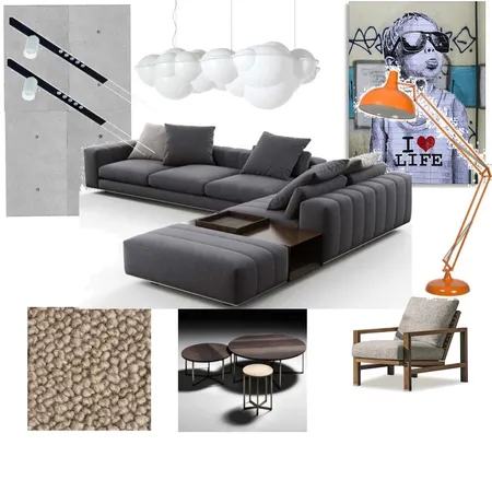 Dnevna Soba diplomski rad Interior Design Mood Board by Zonnell on Style Sourcebook