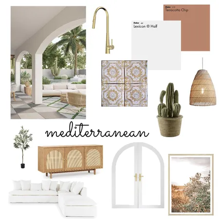 Mediterranean Interior Design Mood Board by Kate Orchard on Style Sourcebook