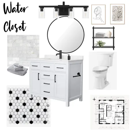 Water Closet Interior Design Mood Board by jilliansatterley on Style Sourcebook