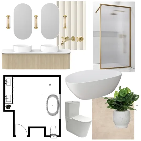 Bathroom Desgin Concept Interior Design Mood Board by M&I Interiors on Style Sourcebook