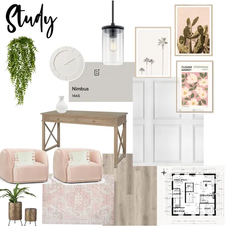 Study Interior Design Mood Board by jilliansatterley on Style Sourcebook