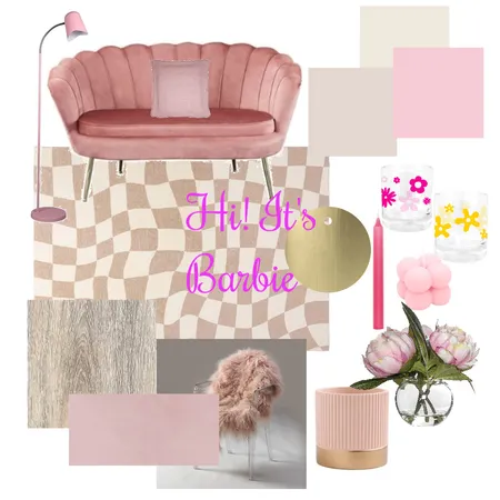 Hi! It's Barbie Interior Design Mood Board by Jewel Interiors on Style Sourcebook