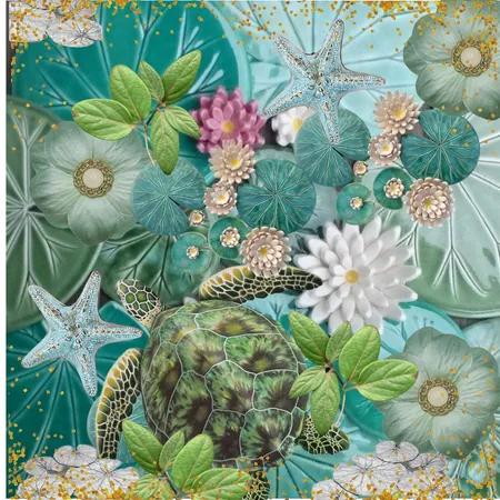 Sea Turtles Interior Design Mood Board by ecoarte on Style Sourcebook