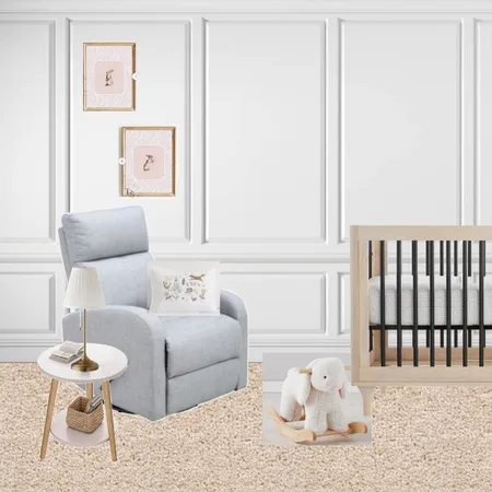 GIRL NURSERY COZY NOOK Interior Design Mood Board by cethia.rigg on Style Sourcebook