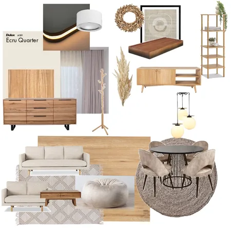 Warm Living & Dining Interior Design Mood Board by Aphixay on Style Sourcebook