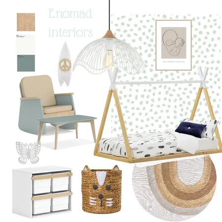 kids bedroom revamp Interior Design Mood Board by Enomad interiors on Style Sourcebook