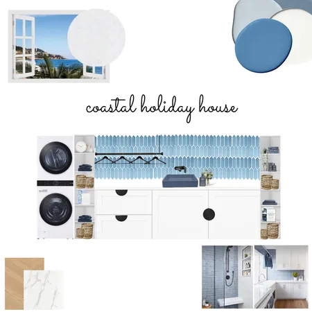 Coastal laundry Interior Design Mood Board by Tennielle's Designs on Style Sourcebook