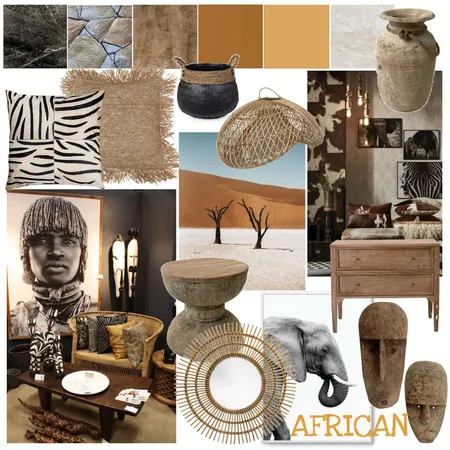 African Design Interior Design Mood Board by Ash on Style Sourcebook