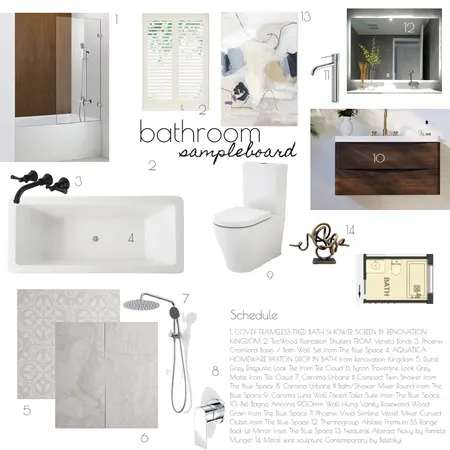 Bathroom Interior Design Mood Board by Myamya on Style Sourcebook