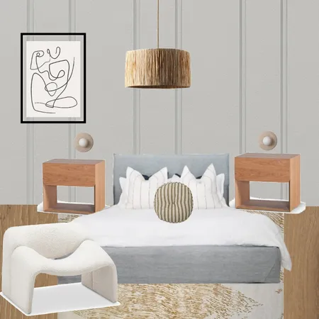 oak bedroom Interior Design Mood Board by KWD on Style Sourcebook