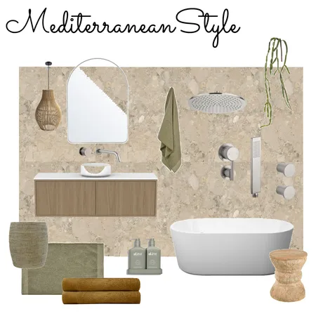 Mediterranean Style Interior Design Mood Board by justine.suttorini@gmail.com on Style Sourcebook