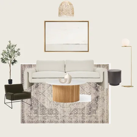 Modern Living Space Interior Design Mood Board by Sara Lynn Boulton on Style Sourcebook