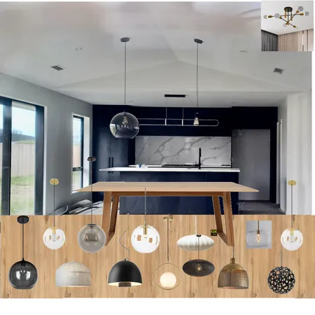 Dining Pendant Options Interior Design Mood Board by L7 on Style Sourcebook