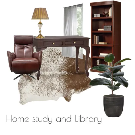 Home study and Library Interior Design Mood Board by jhen_campomanes@yahoo.com on Style Sourcebook