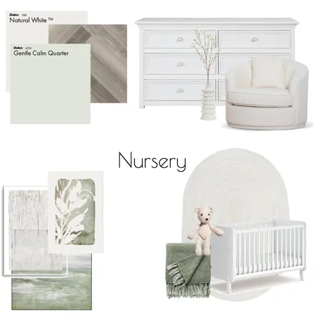 Simple Desired Nursery Interior Design Mood Board by jessica_kennedyy on Style Sourcebook