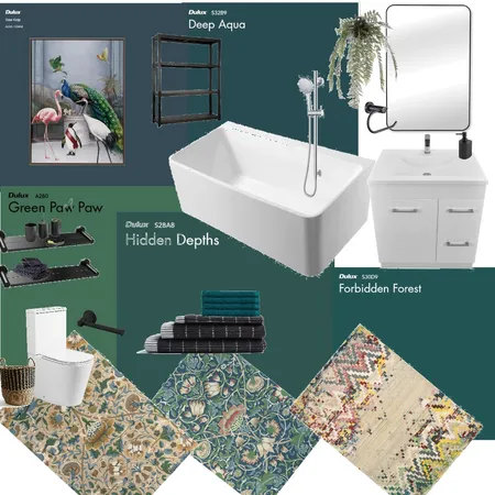 Sara's bathroom Interior Design Mood Board by sarabrawley on Style Sourcebook