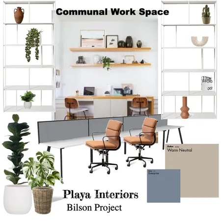 Comunal Work Space - Bilson Project Interior Design Mood Board by Playa Interiors on Style Sourcebook